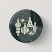 holydays_3_jingle bell ronde button 3,2 cm (Voorkant)