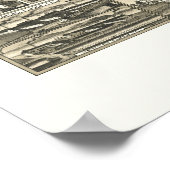 Holyoke, MA Panoramic Map - 1881 Poster (Hoek)