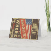 Holyoke Massachusetts Kaart (Voorkant)