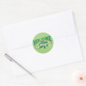Holyoke St. Patrick's Day Retro Ronde Sticker (Envelop)