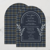 Holyrood Original Tartan Wedding Invitation Kaart (Voorkant / Achterkant)