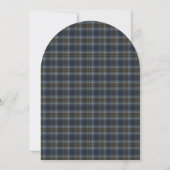 Holyrood Original Tartan Wedding Invitation Kaart (Achterkant)