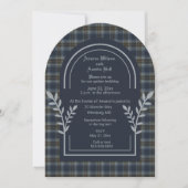 Holyrood Original Tartan Wedding Invitation Kaart (Voorkant)