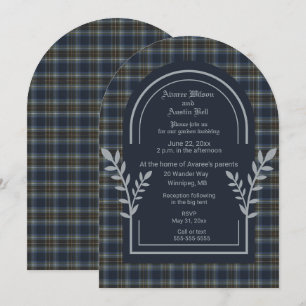 Holyrood Originele Tartan Trouw Uitnodiging