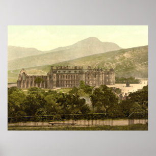 Holyrood Palace, Edinburgh, Schotland Poster