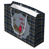 Holyrood Schotse Clan Tartan Kardinaal Groot Cadeauzakje (Achterkant Gekanteld)