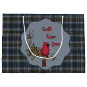 Holyrood Scottish Clan Tartan  Cardinal Groot Cadeauzakje (Achterkant)