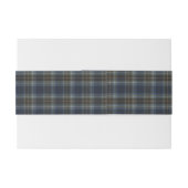 Holyrood Scottish Tartan Invitation Belly Band Uitnodigingen Wikkel (Achterkant Voorbeeld)