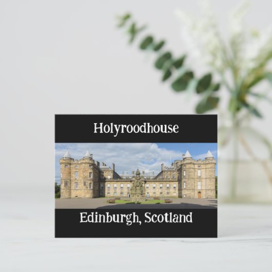 Holywood House, Edinburgh, Schotland Briefkaart (Staand voorkant)