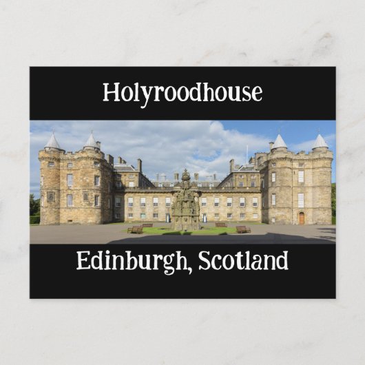 Holywood House, Edinburgh, Schotland Briefkaart (Voorkant)
