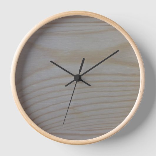 Holz ist SCHÖN - Wanduhr (Voorkant)