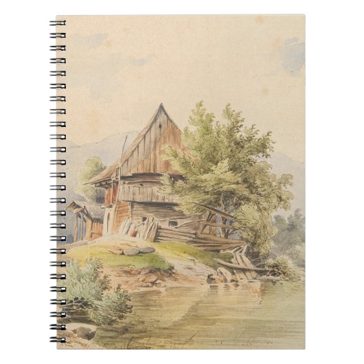 Holzhütte am See - Carl Lafite Notitieboek (Voorkant)