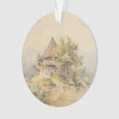Holzhütte am See - Carl Lafite Ornament (voorkant)