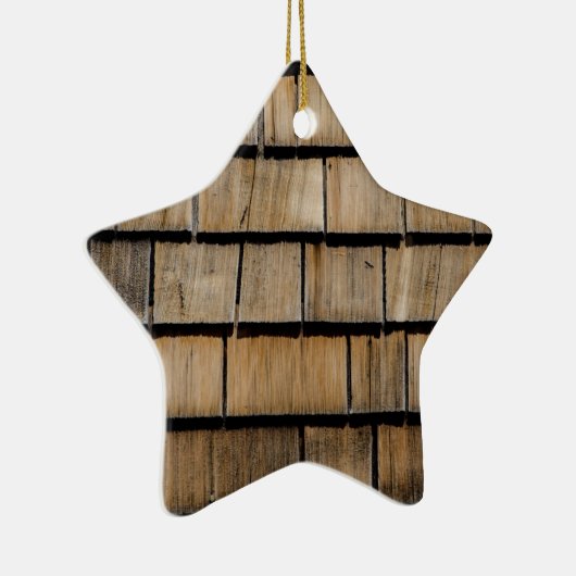 Holzschindel Keramisch Ornament (Rechts)