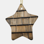 Holzschindel Keramisch Ornament (Links)