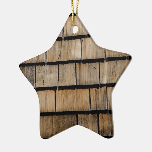 Holzschindel Keramisch Ornament (Links)