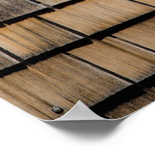 Holzschindeln Poster (Hoek)