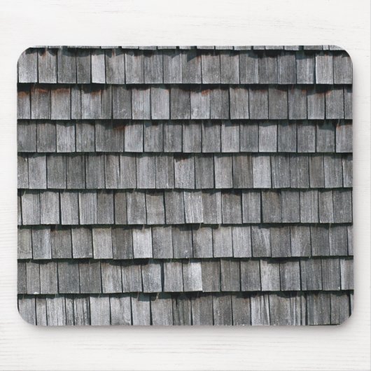 Holzschindeln Schindeln wood shingles Muismat (Voorkant)