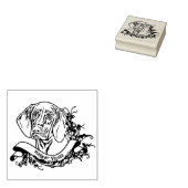 Holzstempel Magyar Vizsla Rubberstempel (Gestempeld)