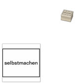 Holzstempel selber gestalten rubberstempel (Gestempeld)