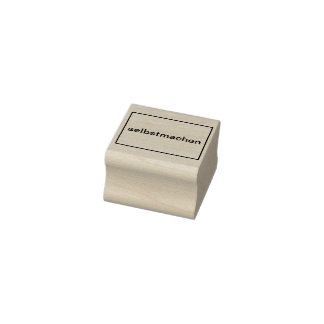 Holzstempel selber gestalten rubberstempel