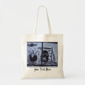 hom in heksen kookpot trick or treat tote bag (Voorkant)