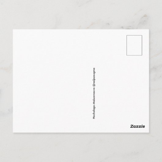 HOMA BRIEFKAART (Achterkant)