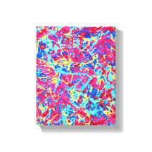 Homage à Pollock 1, levendige verfdruppelcanvas