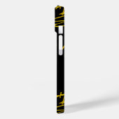 HOMAGE AAN MOZART 3D Gold Signature Composer Black Case-Mate iPhone Case (Achterkant / Links)