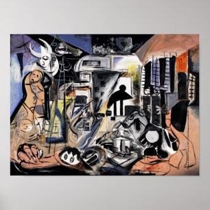 Homage Cubism POSTER/ONTWERP door VinnyFish Poster