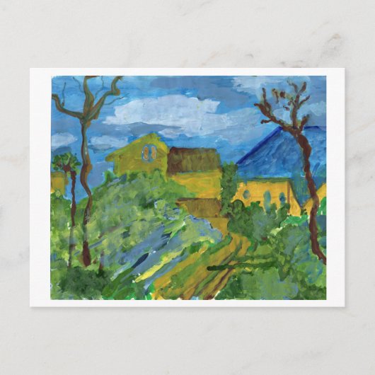 Homage naar Cezanne briefkaart (Voorkant)