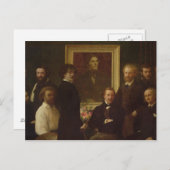 Homage naar Delacroix, 1864 Briefkaart (Voorkant / Achterkant)