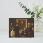 Homage naar Delacroix, 1864 Briefkaart (Staand voorkant)