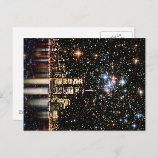 Homage naar het World Trade Center. Briefkaart (Voorkant / Achterkant)