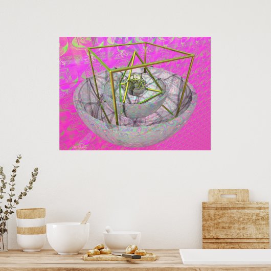 Homage naar Kepler Poster (Keuken)