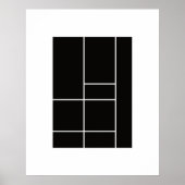 Homage to Mondrian 1.1 Poster (Voorkant)