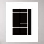 Homage to Mondrian 1.3 Poster (Voorkant)