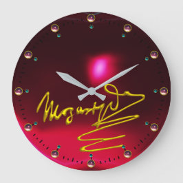 HOMAGE TO MOZART Gold Signature Of Composer Red Grote Klok