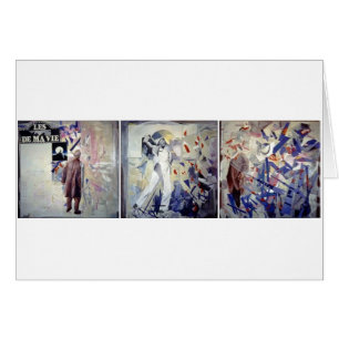 Homage Triptych canvas G-kaart