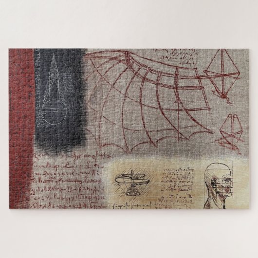 Homage van Leonardo da Vinci Legpuzzel (Horizontaal)