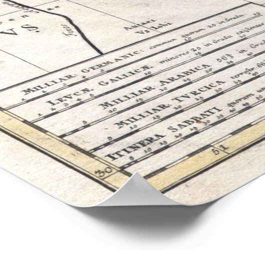 Homann Heirs Map - 1750 Poster (Hoek)