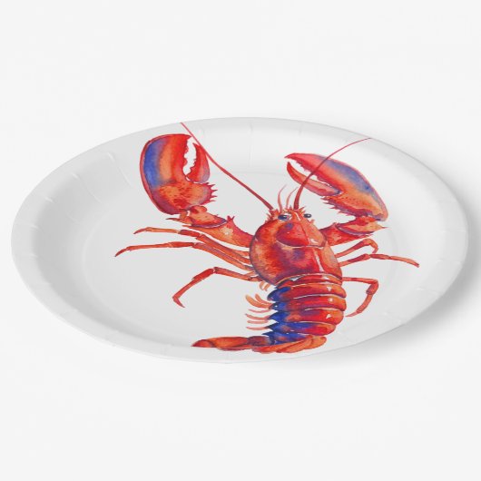 Homard Papieren Bordje (Gekanteld)