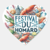 Homardfestival Hart Sticker (Voorkant)