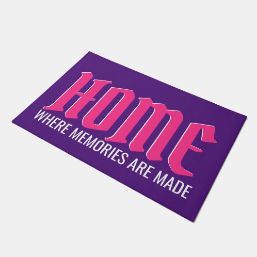 HOME - 61cm x 91cm deurmat (Schuin)