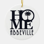 HOME Abbeville SC Keramisch Ornament (Voorkant)