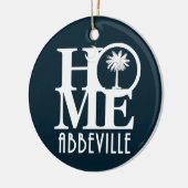 HOME Abbeville South Carolina Keramisch Ornament (Links)