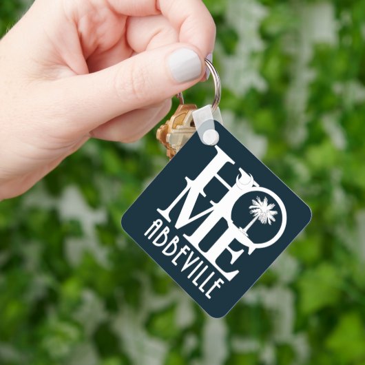 HOME Abbeville South Carolina Sleutelhanger (Hand)