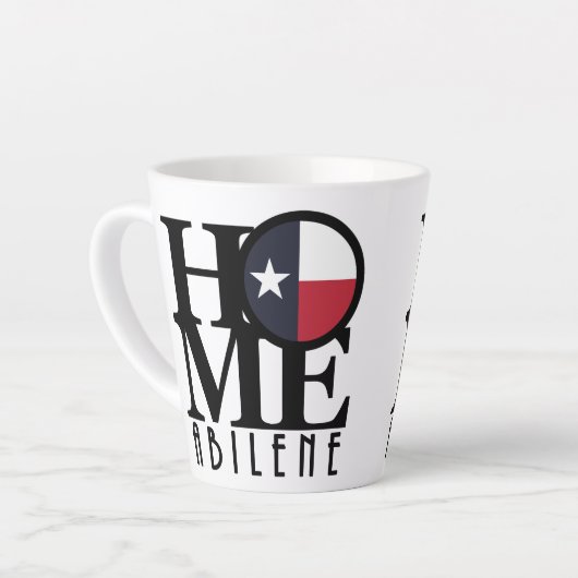 HOME Abile Texas Small Latte Mok (Linkerhoek)