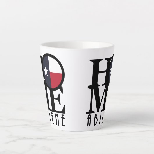 HOME Abile Texas Small Latte Mok (Voorkant)