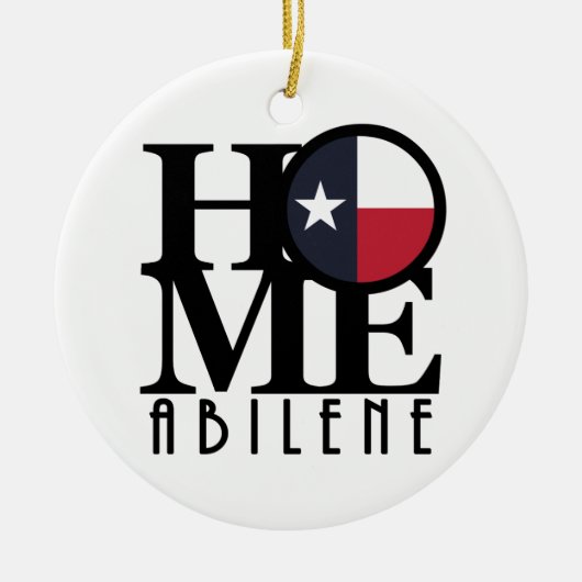 HOME Abilene Keramisch Ornament (Voorkant)